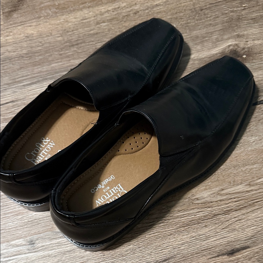 Croft & Barrow Men's Black Loafers